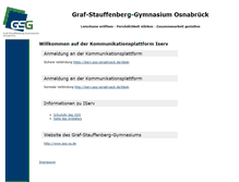 Tablet Screenshot of gsg-osnabrueck.de